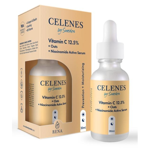 Celenes Vitamin C 12.5% + Oats + Niacinamide Active Serum