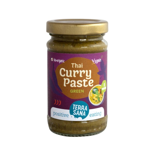 120 gram Terrasana Thaise Groene Currypasta Biologisch