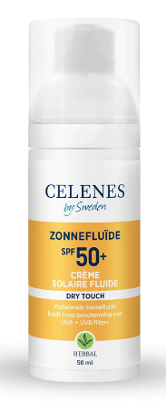 Celenes Zonnefluïde SPF 50+ Dry Touch Herbal