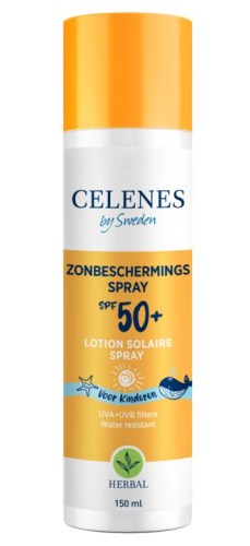 150 ml Celenes Zonbescherming Spray SPF50+ Voor Kinderen Herbal