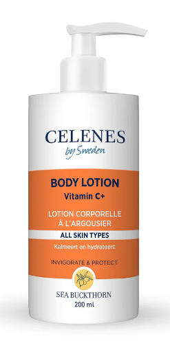 Celenes Body Lotion Vitamin C+ All Skin Types Sea Buckthorn