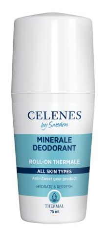Celenes Minerale Deodorant Roll On All Skin Types Thermal