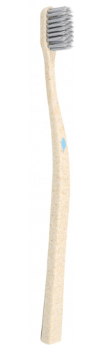 1 stuk NovaCare Tandenborstel Houtvezel Micro Zilver Blauw