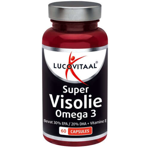 60 Kapseln Lucovitaal Super Visolie Omega 3-6 EPA DHA GLA