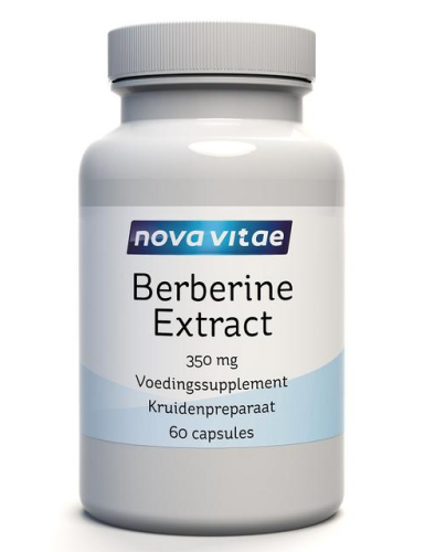 60 capsules Nova Vitae Berberine Extract 350 mg