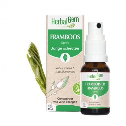 15 ml Herbalgem Framboos Rubus Ideaus Spray Biologisch