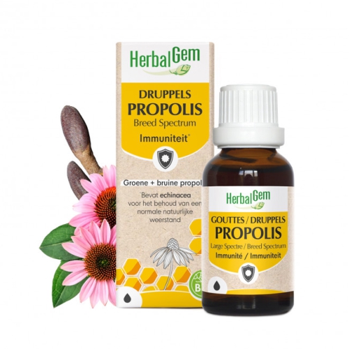 Herbalgem Propolis Breed Spectrum Druppels Keel Biologisch