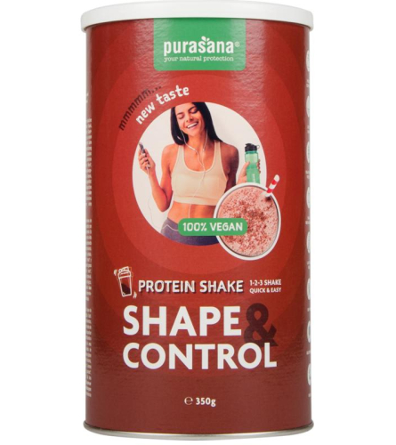 350 Gramm Purasana Proteine Shake Shape & Control Chocolade