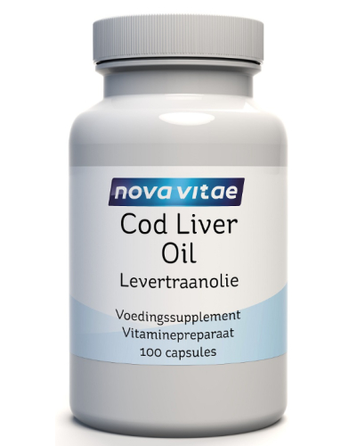 150 capsules Nova Vitae Cod Liver Oil