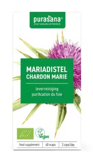 60 Kapseln Purasana Mariadistel Extract Biologisch