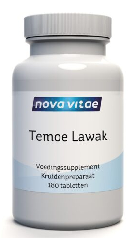 180 tabletten Nova Vitae Temoe Lawak 500 mg