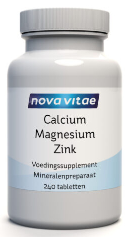 240 tabletten Nova Vitae Calcium Magnesium Zink