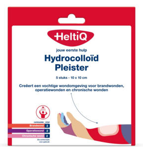 Heltiq Hydrocolloid Pleister 5 Stücke