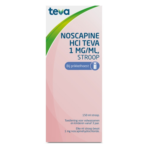 Teva Noscapine HCl Teva 1 mg-ml Stroop 150 Ml