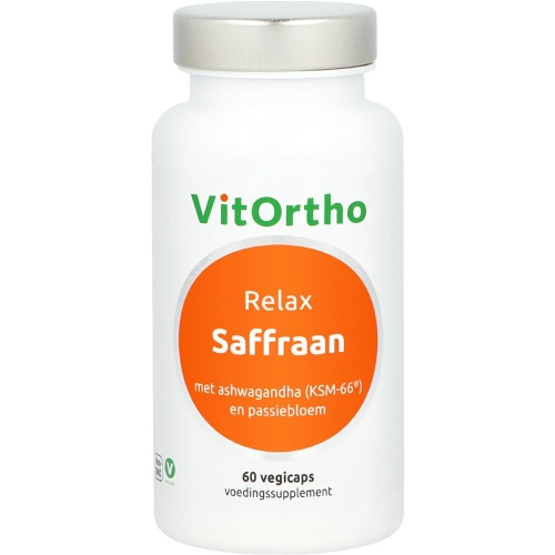 60 Vegicaps VitOrtho Relax Saffraan