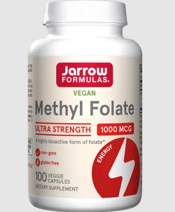 100 capsules Jarrow Formulas Methyl Folate 1000 mcg