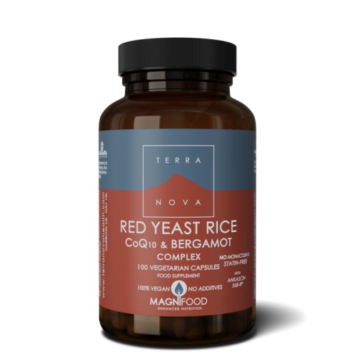 100 Kapseln Terranova Red Yeast Rice CoQ10 Bergamot Complex
