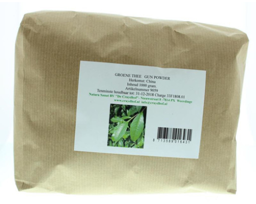 De Cruydhof - Natura Sanat Groene Thee Gun Powder 1000 gram