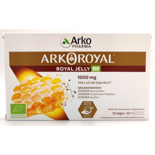 20 ampullen Arkopharma Arko Royal Jelly Biologisch 1500 mg
