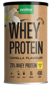 400 Gramm Purasana Whey Protein Vanilla Flavour Biologisch