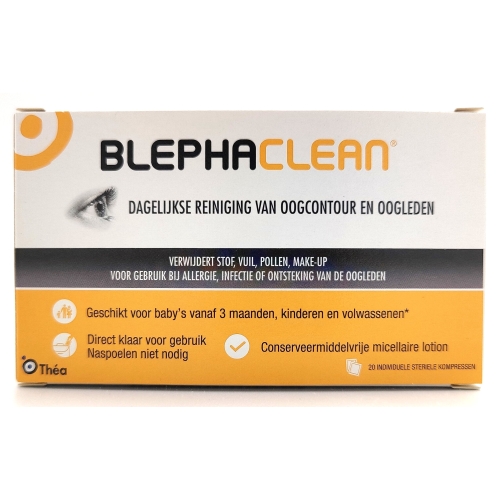 Thea Pharma Blephaclean Compressen 20 Stücke