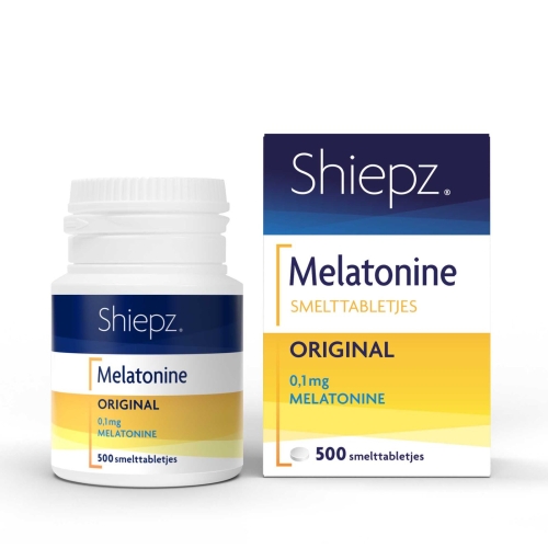 Shiepz Melatonine Original 0,1 mg 500 Schmelztabletten