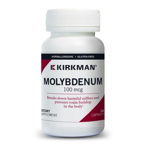 100 capsules Kirkman Molybdenum 100 mcg