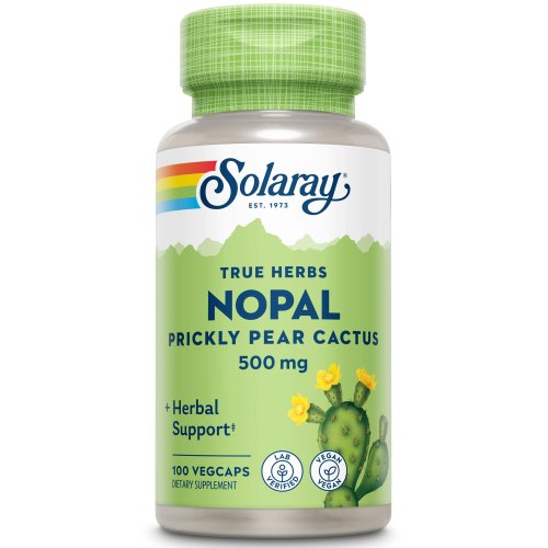 100 vegacaps Solaray Nopal Prickly Pear Cactus