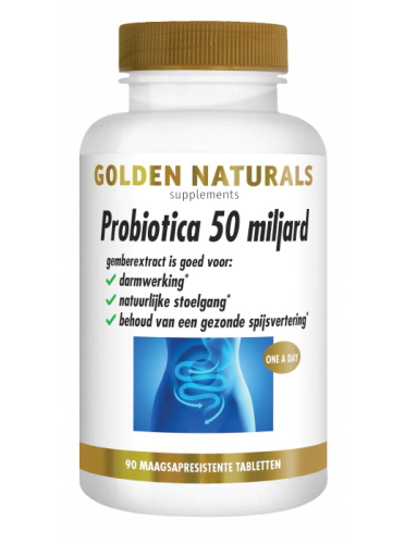 Golden Naturals Probiotica 50 Miljard