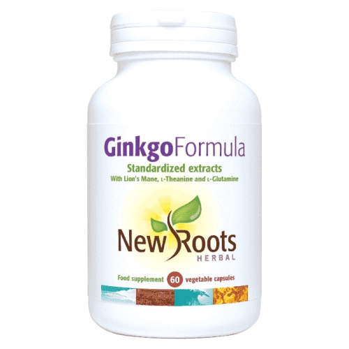 60 capsules New Roots Herbal Ginkgo Formula