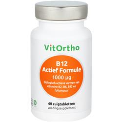 60 Lutschtabletten VitOrtho B12 Actief Formule 1000 mcg