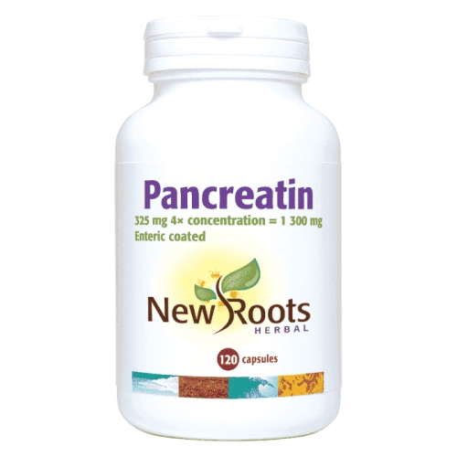 120 capsules New Roots Herbal Pancreatin