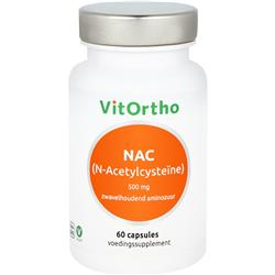 VitOrtho NAC N-Acetyl Cysteine 500 mg