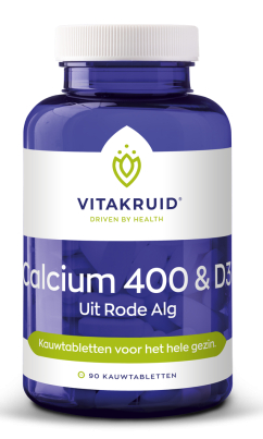 90 Kautabletten Vitakruid Calcium 400 & D3