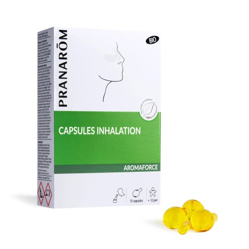 Pranarom Aromaforce Inhalatiecapsules Biologisch