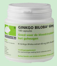 100 capsules Naturapharma Ginkgo Biloba 60mg