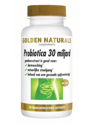 30 capsules Golden Naturals Probiotica 30 Miljard