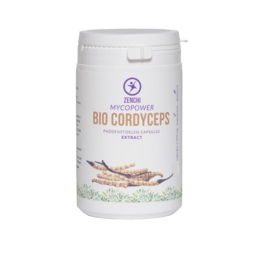 Mycopower Paddenstoelenextract Cordyceps Militaris Biologisch 60 Kapseln