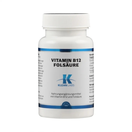 Klean Labs Vitamine B12 Foliumzuur