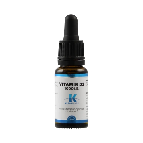 Klean Labs Vitamine D3 1000 I.E. 15 ml