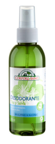 150 ml Corpore Sano Deodorant Spray Salie en Linde