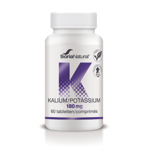 60 tabletten SoriaNatural Kalium 180 mg