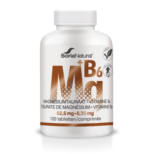120 Tabletten SoriaNatural Magnesiumtauraat + Vitamine B6