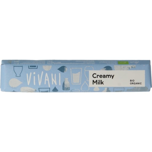  Vivani Chocoladereep Creamy Milk Biologisch
