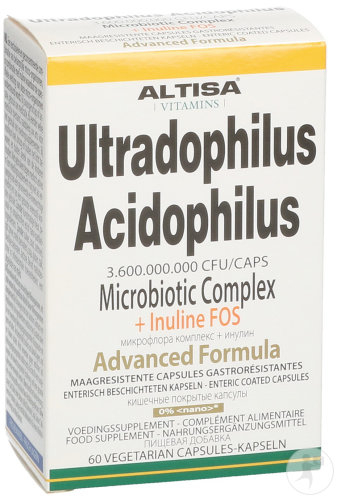 60 capsules Altisa Ultradophilus Acidophilus Microbiotic Proflora Complex
