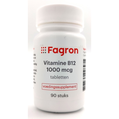 90 tabletten Fagron Vitamine B12 1000 mcg