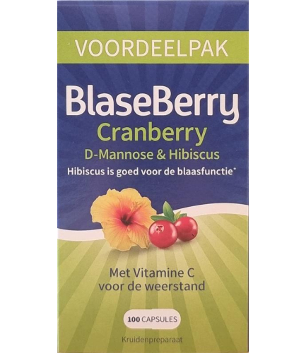 100 capsules BlaseCare Cranberry & D-Mannose Voordeelverpakking