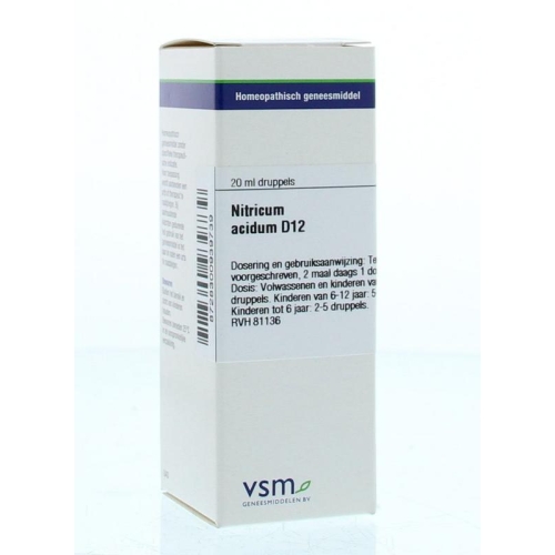 VSM Enkelvoudige Homeopathie Nitricum Acidum D12