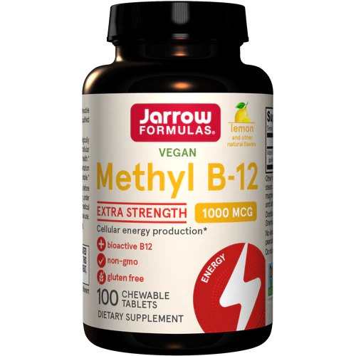 Jarrow Formulas Methyl B-12 1000 mcg Lemon