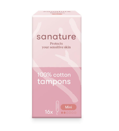Sanature Tampons Mini 16 Stücke